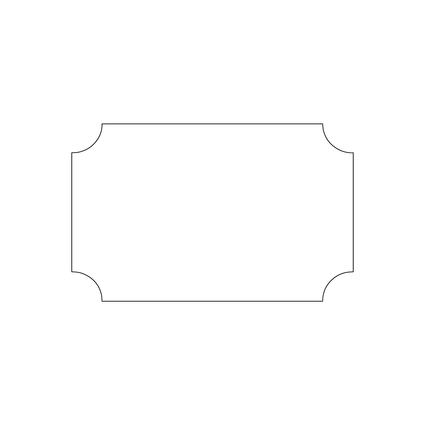 Custom Plastic 3.375" x 2.125" Elegant Cards
