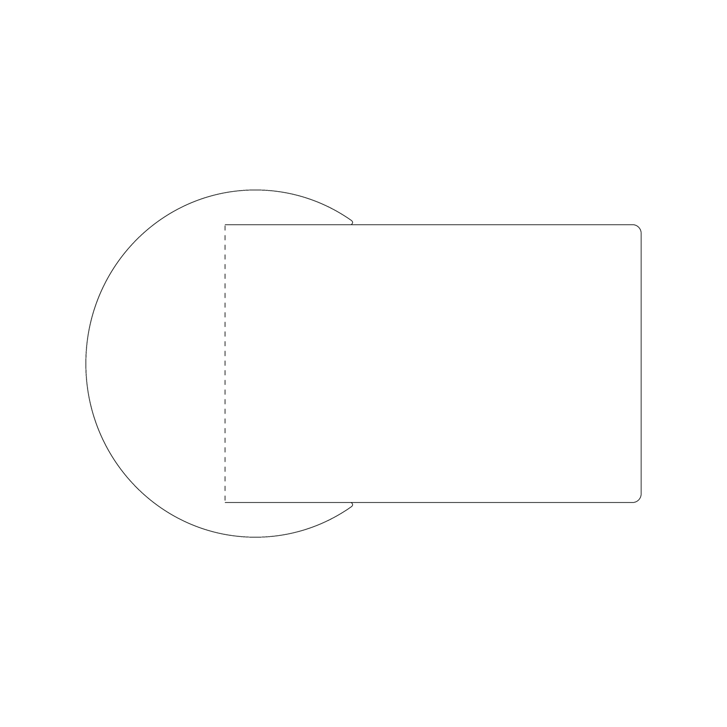 Custom Plastic 8" x 5" Pop-Up Signage