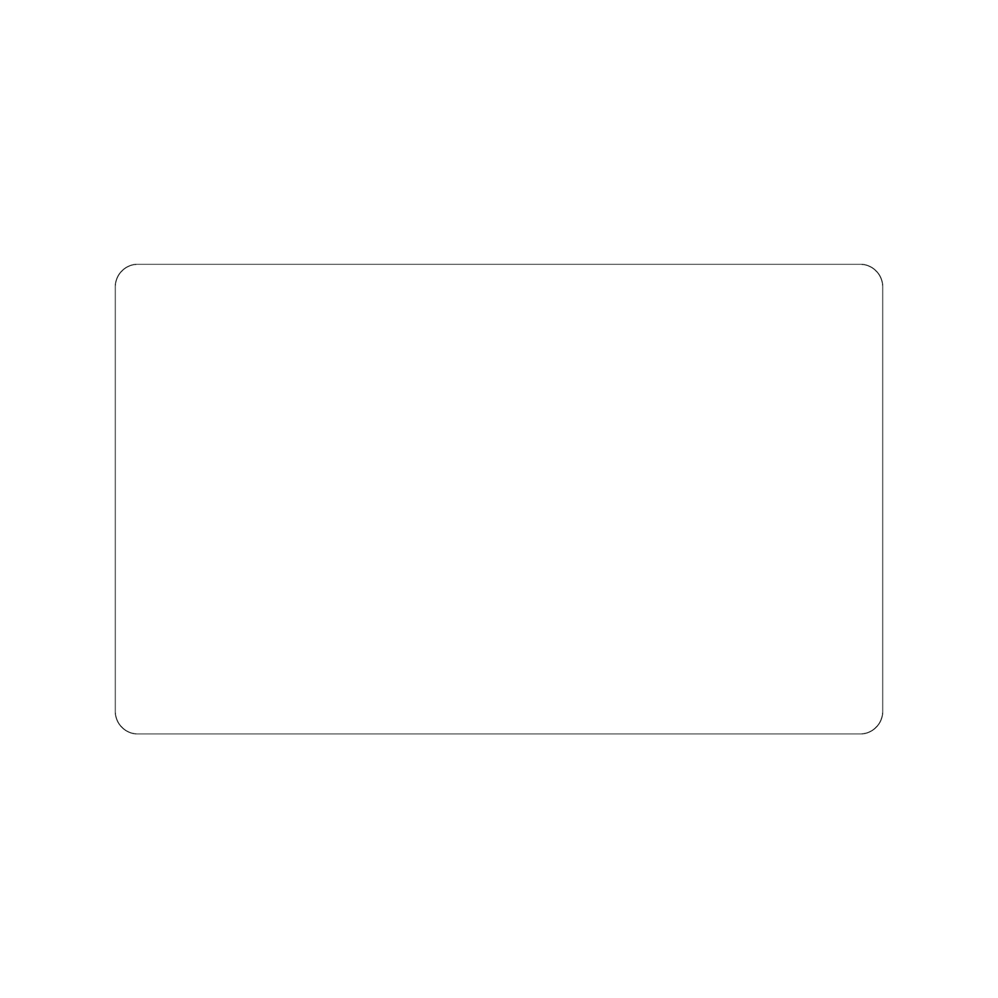 Custom Plastic 8.5" x 5.2" Large Cards