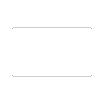 Custom Plastic 8.5" x 5.2" Large Cards