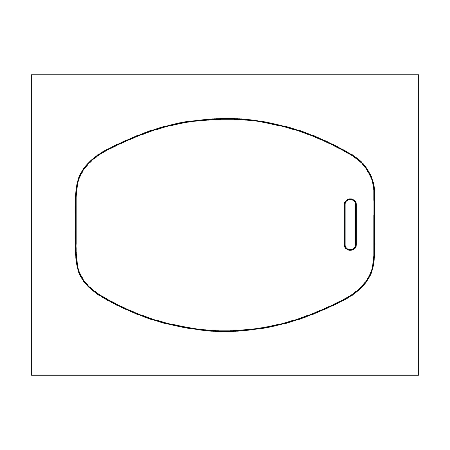 Custom Plastic 2.4" x 3.375" Rounded Luggage Tags