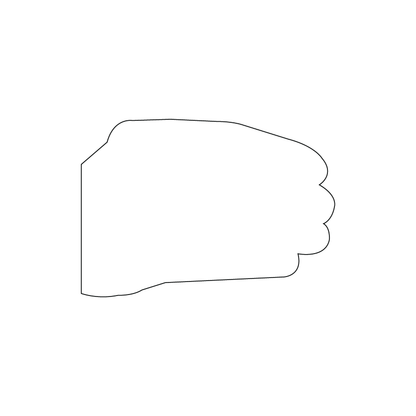 Custom Plastic 2.5" x 1.75" Hand Cards