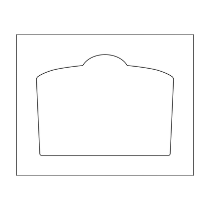 Custom Plastic 3.4" x 2.5" Bump Cards