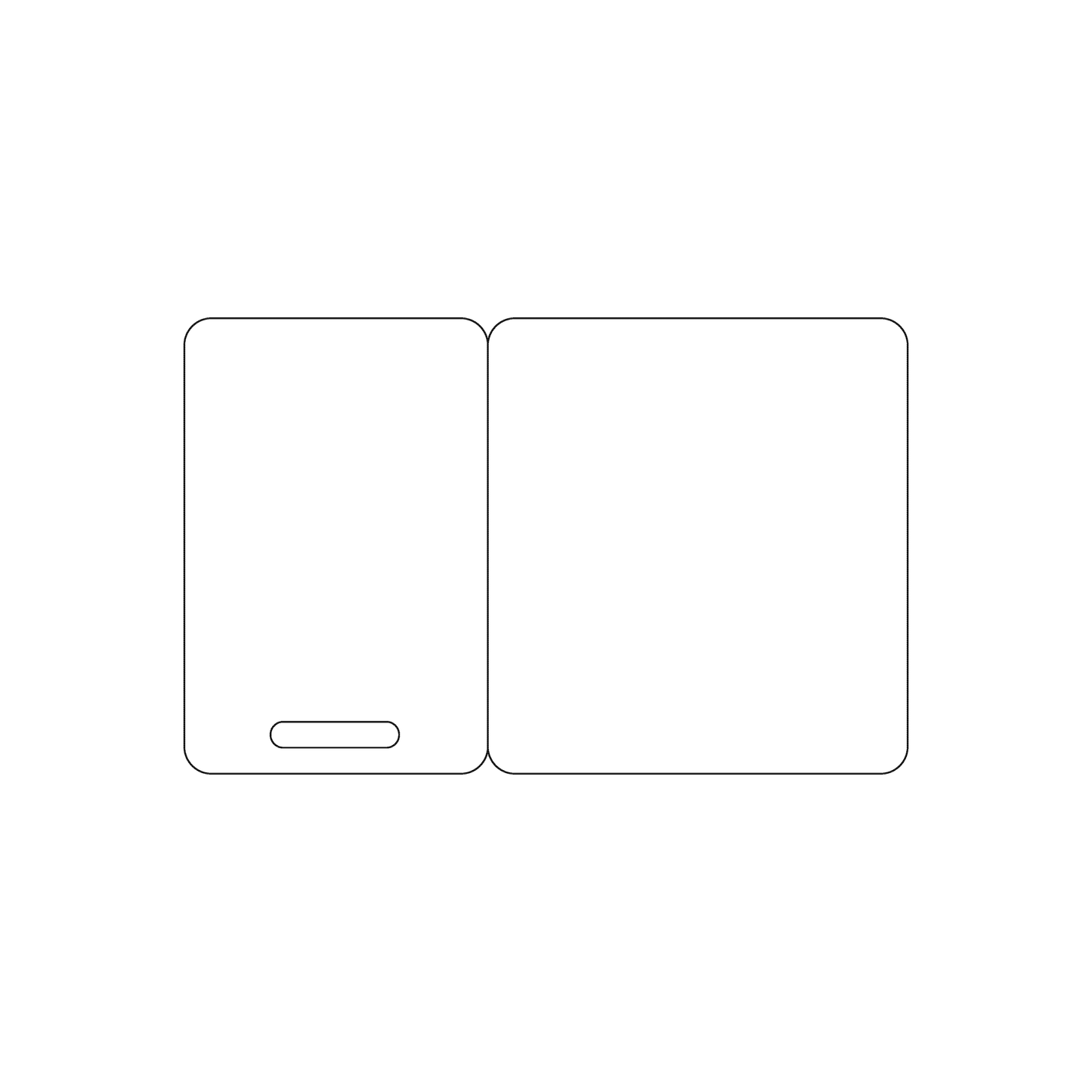 Custom Plastic 3.375" x 2.125" Breakaway Badge and Card Combo