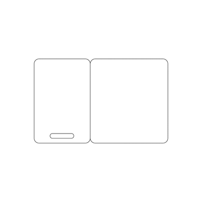 Custom Plastic 3.375" x 2.125" Breakaway Badge and Card Combo