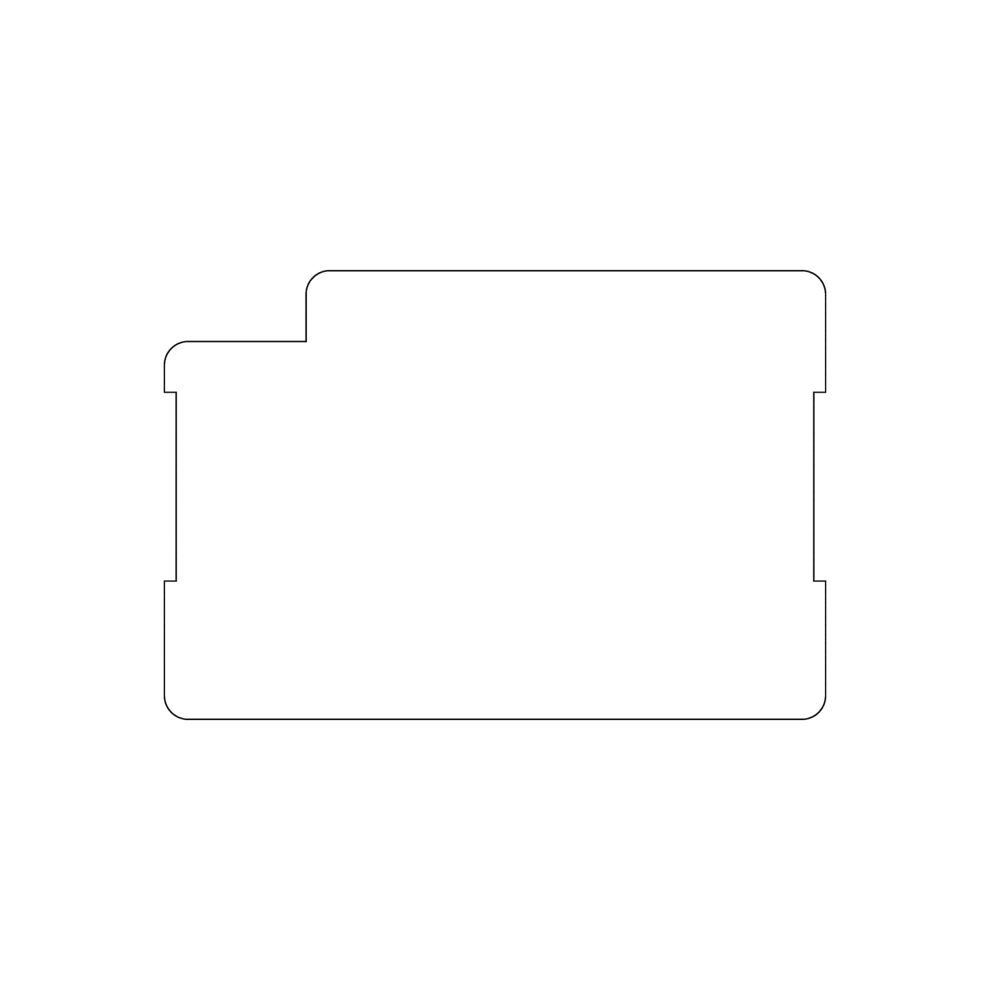 Custom Plastic 3.5" x 3.275" Unique Cards