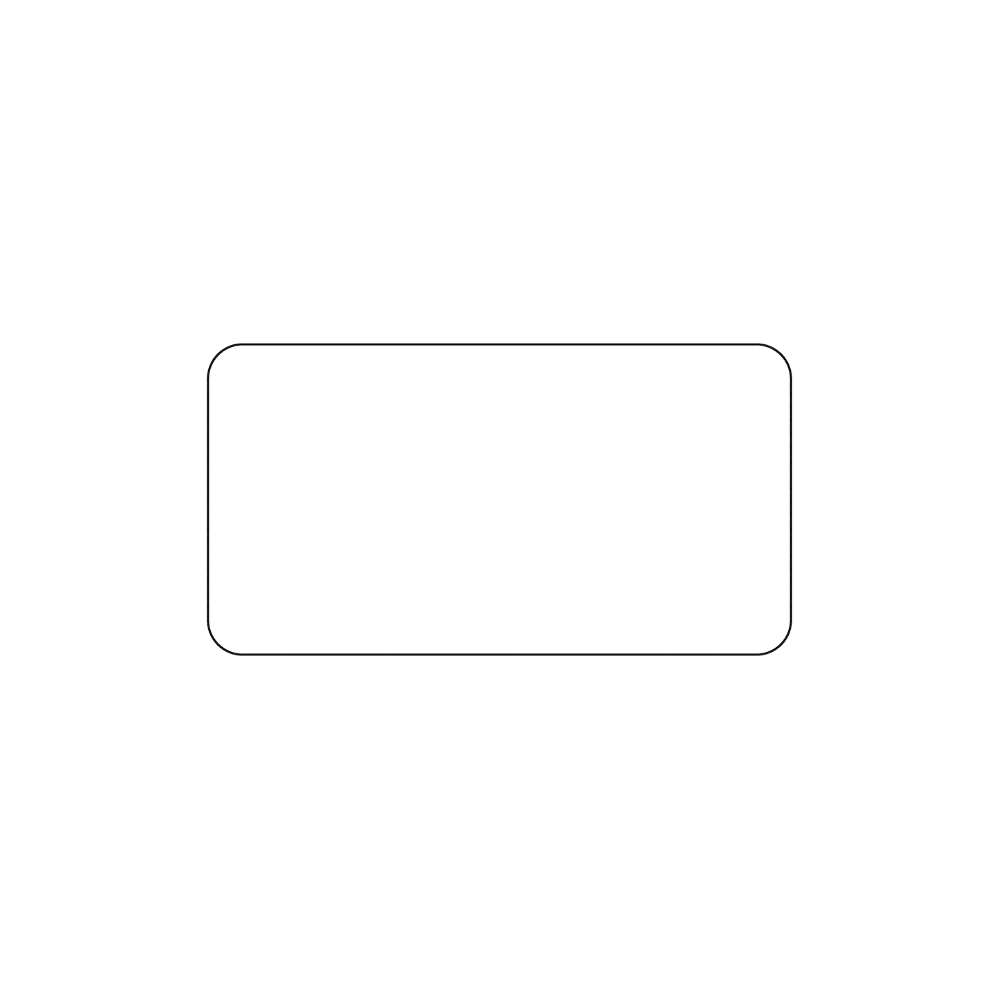 Custom Plastic 2.125" x 1.125" Small Cards