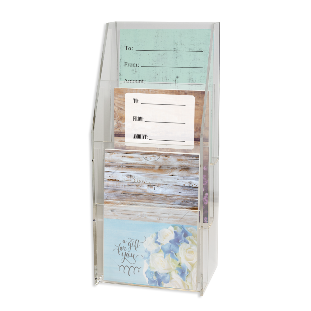 Printer Display Back 3 Tier Backer Display Stand – Plastic Printers