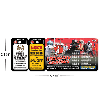 EMI Fundraising Combo Card with Two Key Tags