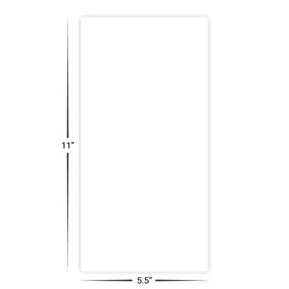 Custom Menu/Signage - 11" x 5.5" Shape