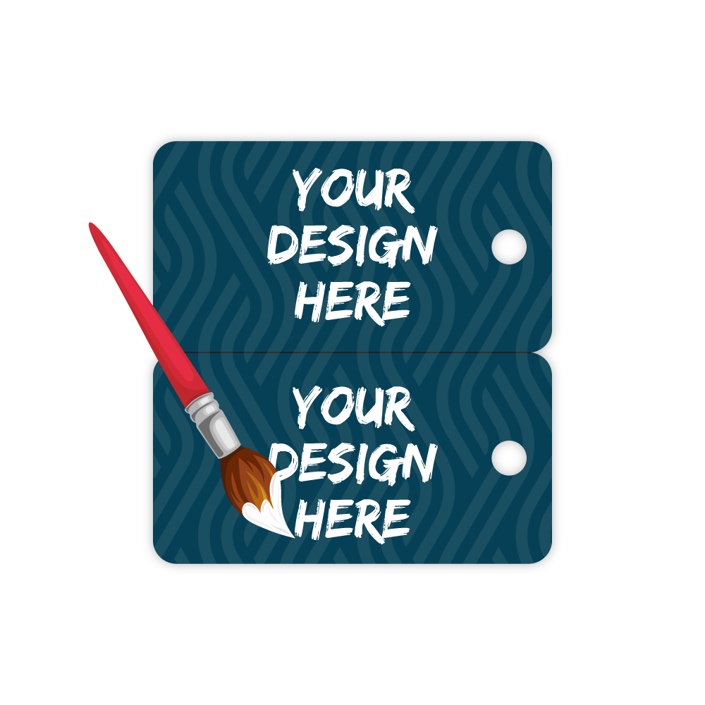 Custom Plastic 2 Key Tag Combo