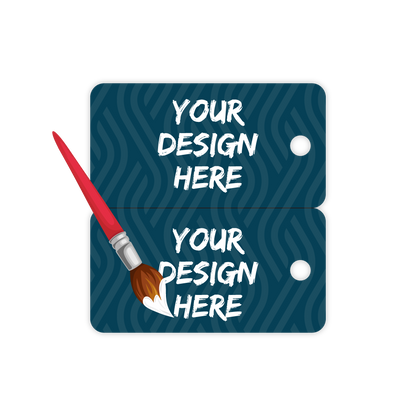 Custom Plastic 2 Key Tag Combo