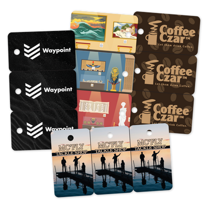 Custom Plastic 3 Key Tag Breakaway Combo