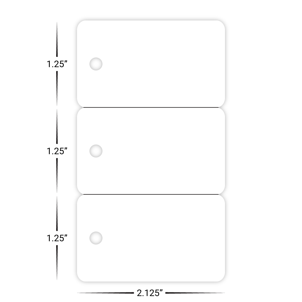 Custom Plastic 3 Key Tag Breakaway Combo