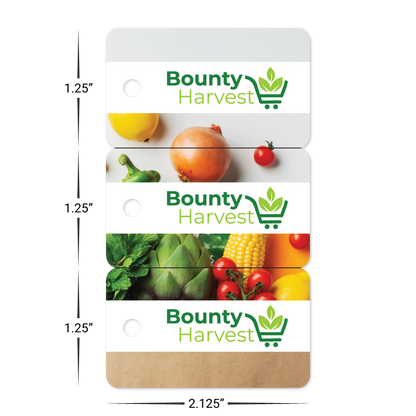 Custom Plastic 3 Key Tag Breakaway Combo