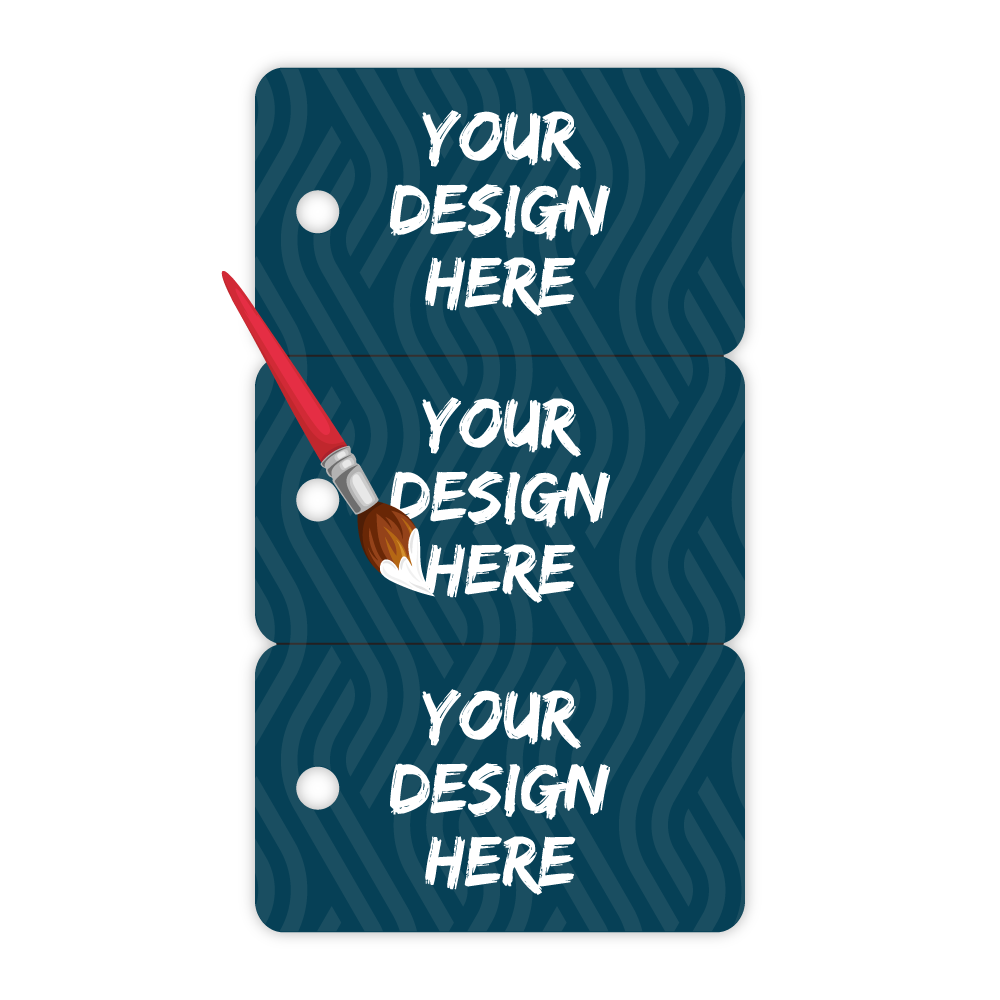 Custom Plastic 3 Key Tag Breakaway Combo