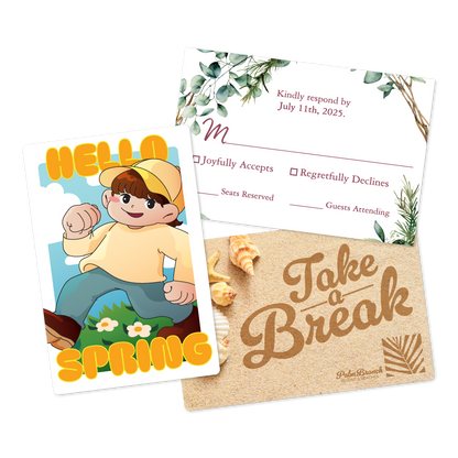 Custom Plastic 4" x 6" Large Cards