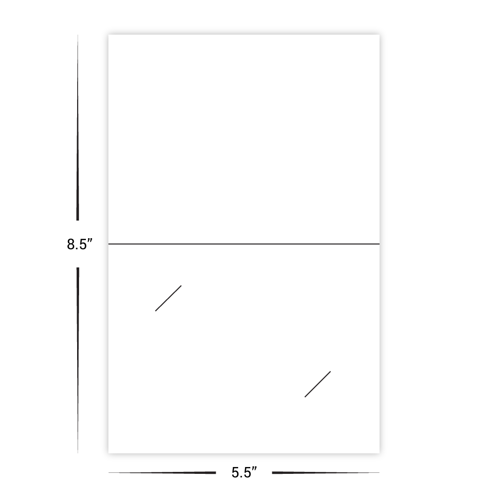 Custom Paper Tall Gift Card Holders