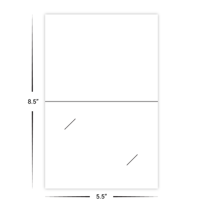 Custom Paper Tall Gift Card Holders