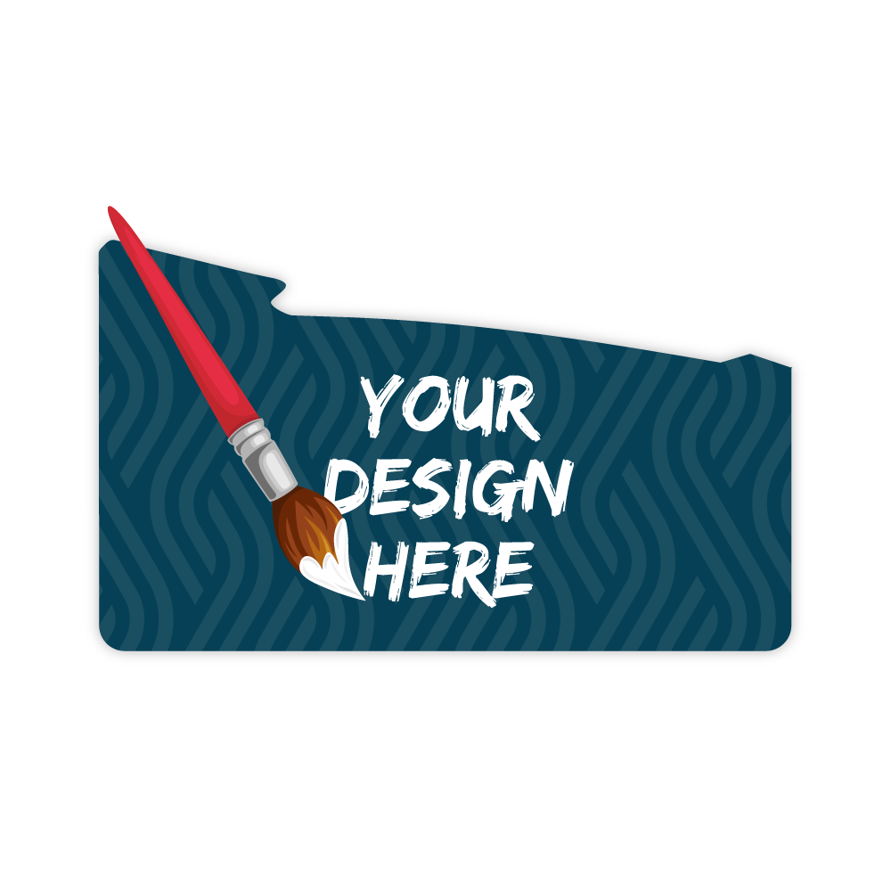 Custom Plastic 3.375" x 2" Bed Cards