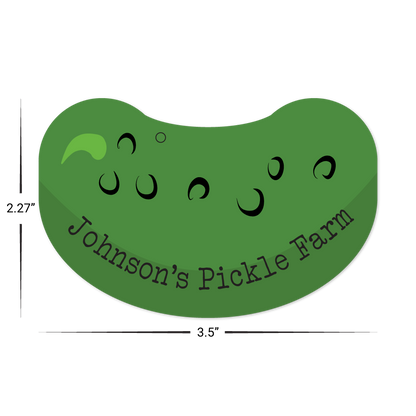 Custom Plastic 3.5" x 2.27" Arch Shape Cards