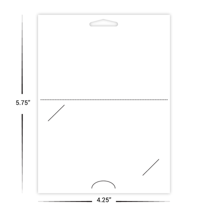 Custom Paper Hanging Gift Card Holders