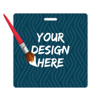 Custom Tag / Badge - 3.5" x 3.5" Square Shape