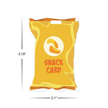 Custom Plastic 3.15" x 2.1" Bag Shape Badge