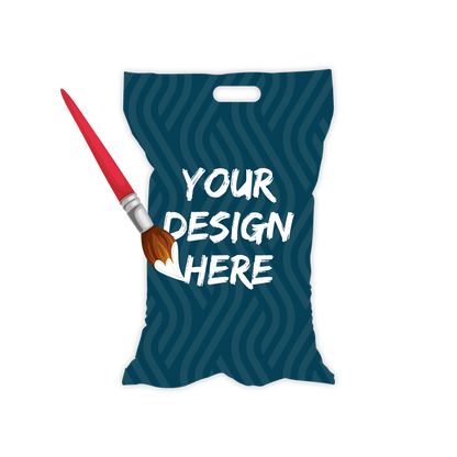 Custom Plastic 3.15" x 2.1" Bag Shape Badge