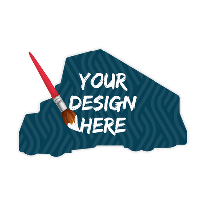Custom Plastic 3.5" x 2.25" Big Rig Shape Cards