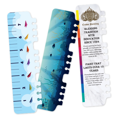 Custom Plastic Rulers for 3 Ring Binders