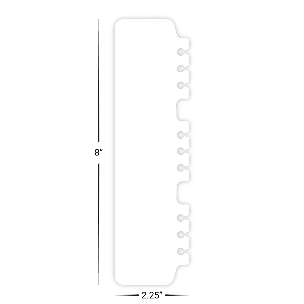 Custom Plastic Rulers for 3 Ring Binders