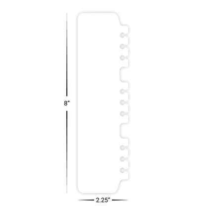 Custom Plastic Rulers for 3 Ring Binders