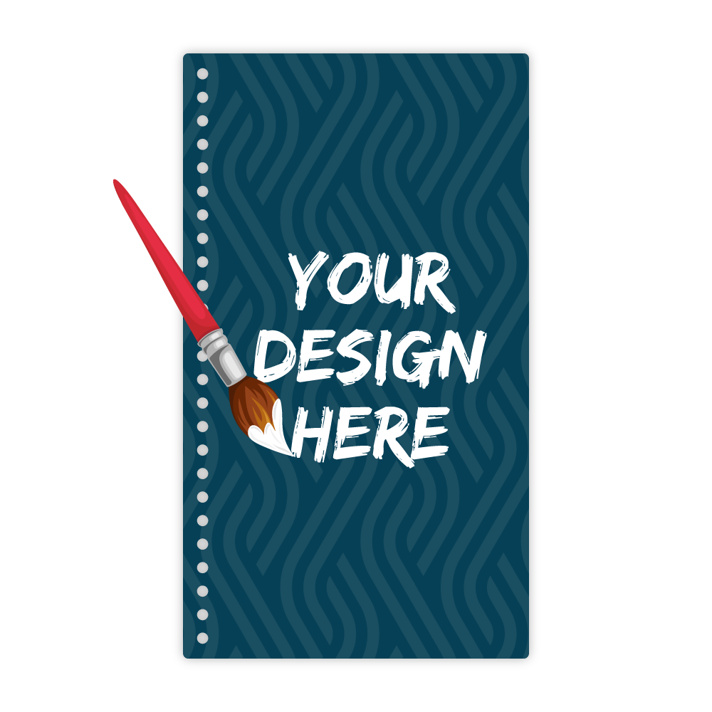 Custom Plastic 4" x 7" Spiral Bound-Ready Booklet Page