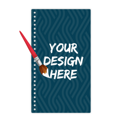 Custom Plastic 4" x 7" Spiral Bound-Ready Booklet Page