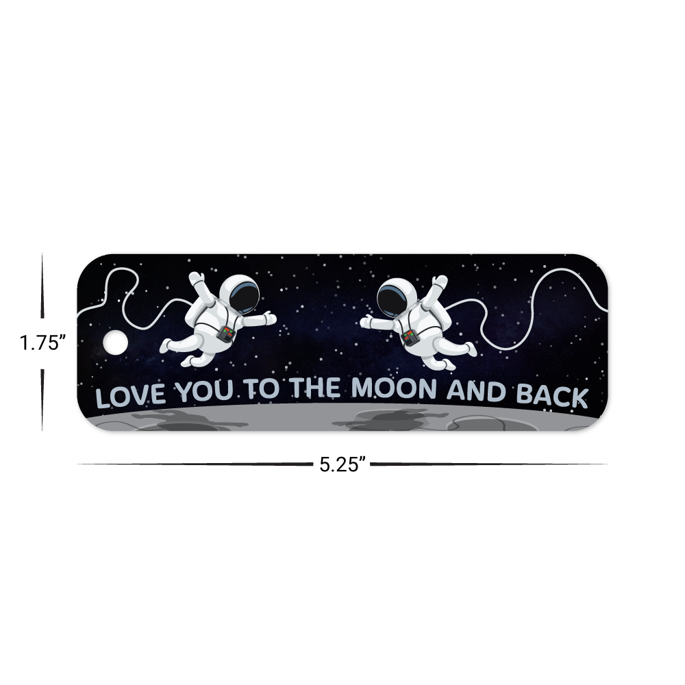 Custom Plastic 5.25" x 1.75" Long Tags