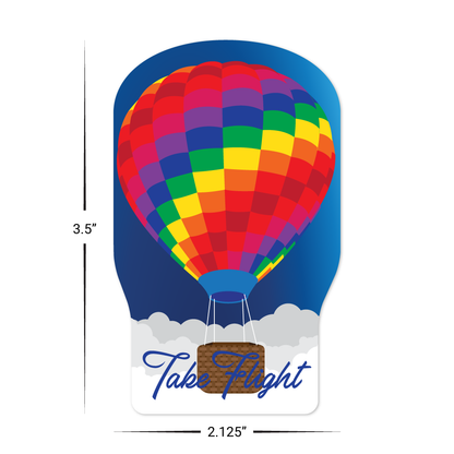 Custom Plastic 3.5" x 2.125" Fermenter Shape Cards