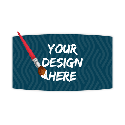 Custom Plastic 3.5" x 2" Curved Cards