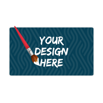 Custom Plastic 3.5" x 2" Slightly Rounded Corners Cards