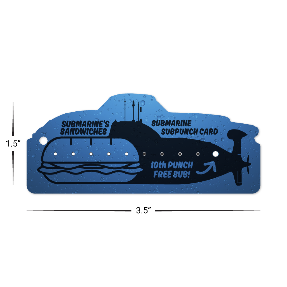 Custom Plastic 1.5" x 3.5" Car Shape Key Tags