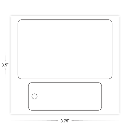 Custom Plastic Card and Key Tag Combo