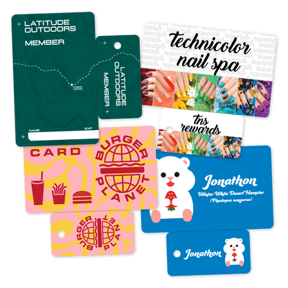 Custom Plastic Breakaway Card and Key Tag Combo