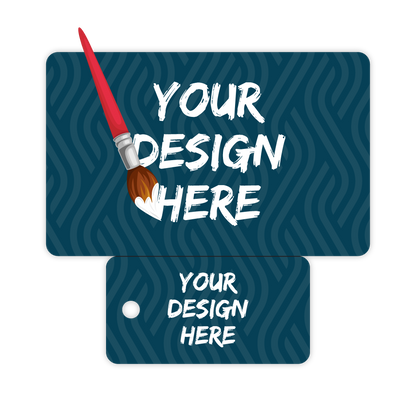 Custom Plastic Breakaway Card and Key Tag Combo