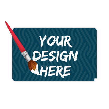 Custom Plastic 3.375" x 2.125" Corner Notch Cards