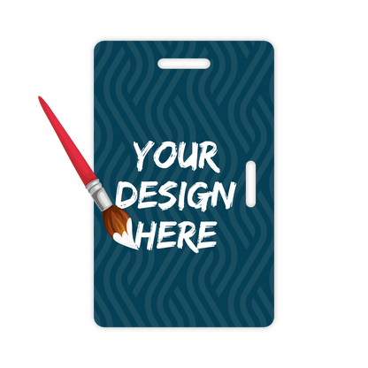 Custom Plastic 3.375" x 2.125" Two Slot Badges