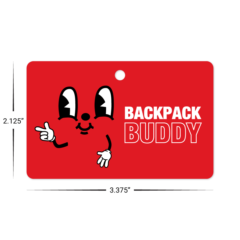 Custom Plastic 3.375" x 1.375" Horizontal Badges