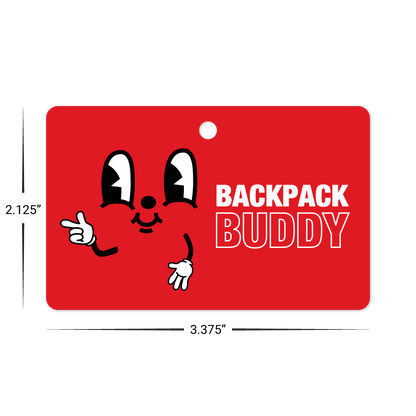 Custom Plastic 3.375" x 1.375" Horizontal Badges