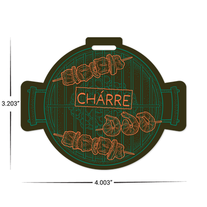 Custom Plastic 4.003" x 3.203" Circle Badges with Center Banner