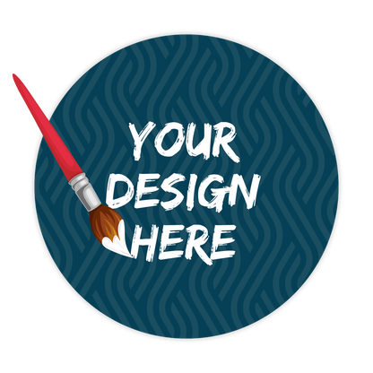 Custom Plastic 3.5" Circle Cards