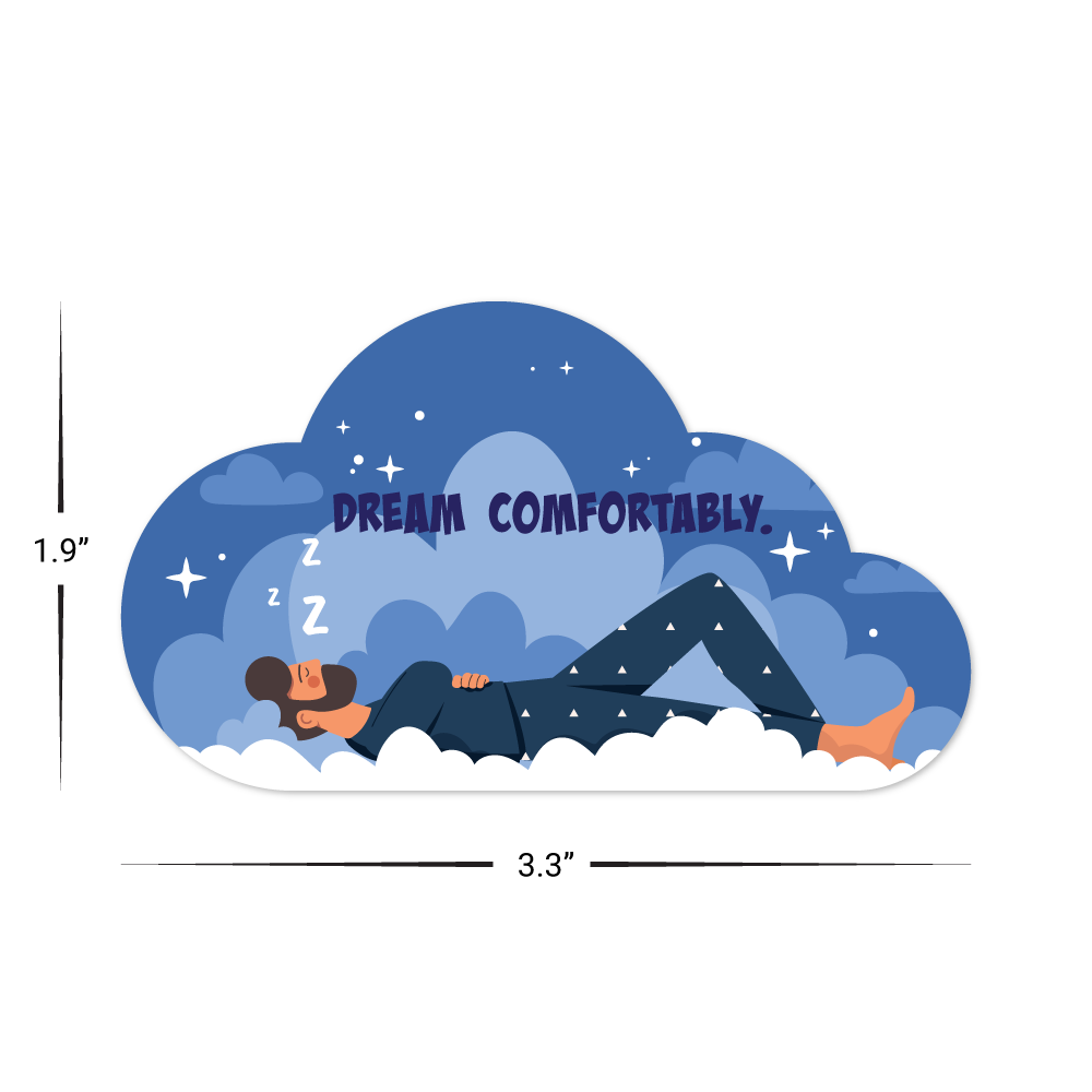 Custom Plastic 3.375" x 2.125" Cloud Cards